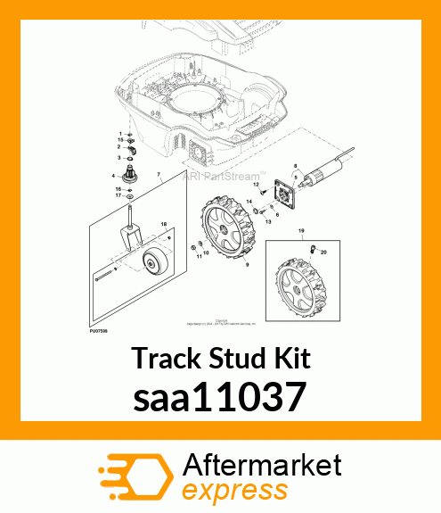 Track Stud Kit saa11037