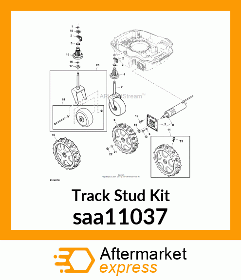 Track Stud Kit saa11037