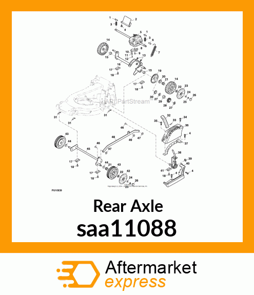 Rear Axle saa11088