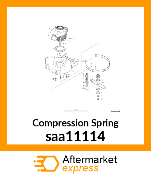 Compression Spring saa11114