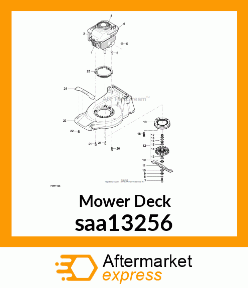 Mower Deck saa13256