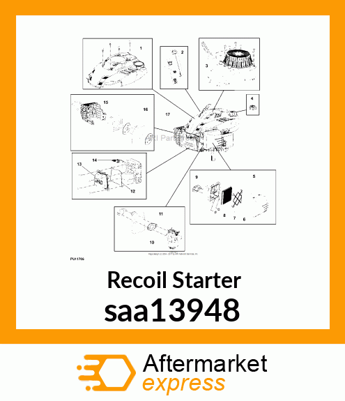 Recoil Starter saa13948