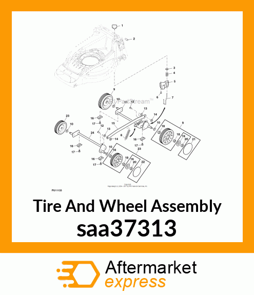 Tire And Wheel Assembly saa37313