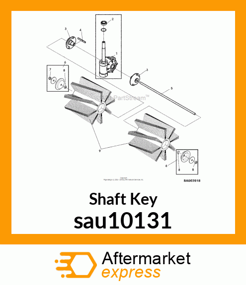 Shaft Key sau10131