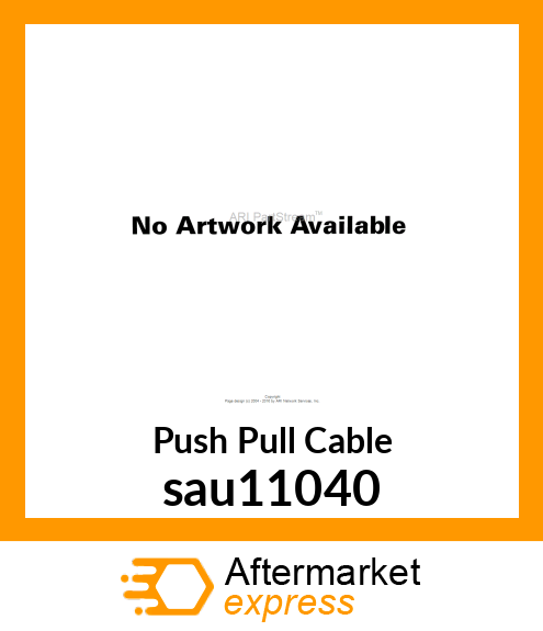 Push Pull Cable sau11040