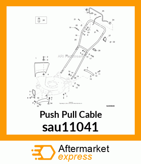 Push Pull Cable sau11041