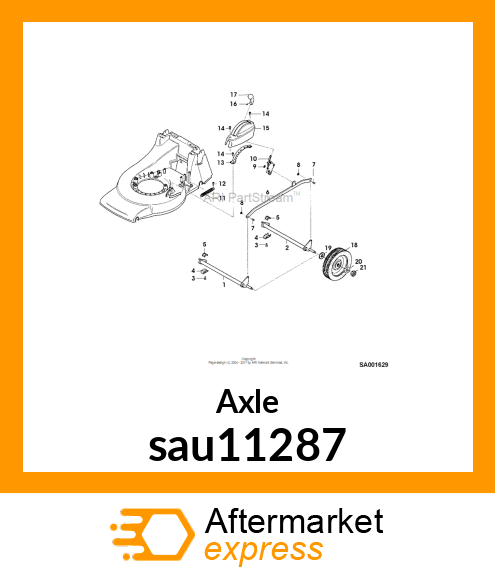 Axle sau11287