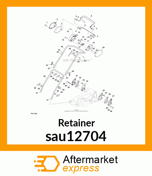 Retainer sau12704