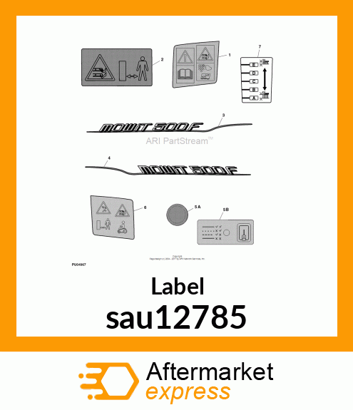 Label sau12785