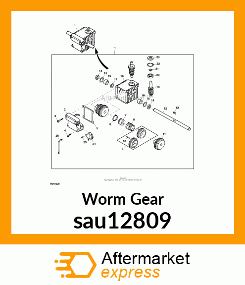 Worm Gear sau12809