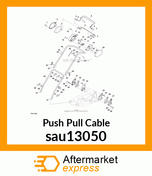 Push Pull Cable sau13050