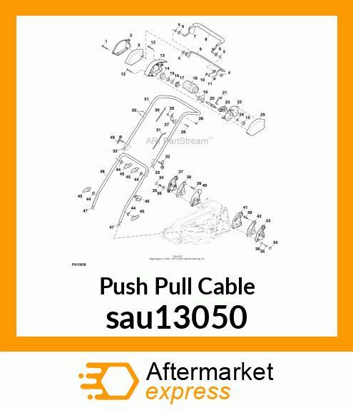 Push Pull Cable sau13050