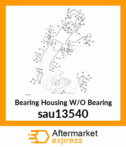 Bearing Housing W/O Bearing sau13540