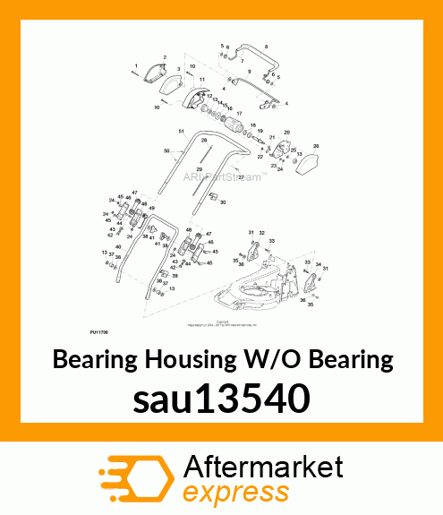 Bearing Housing W/O Bearing sau13540