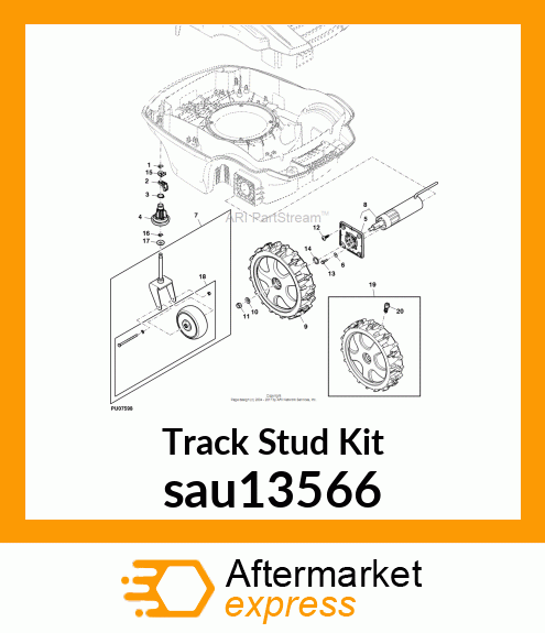 Track Stud Kit sau13566