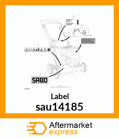 Label sau14185