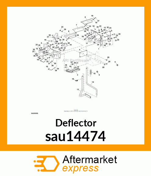 Deflector sau14474