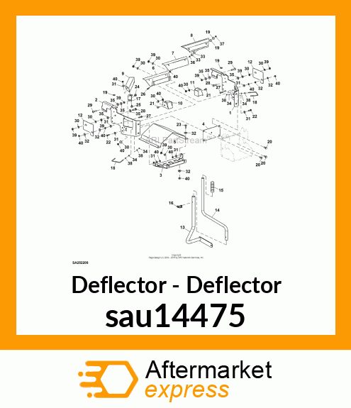 Deflector sau14475