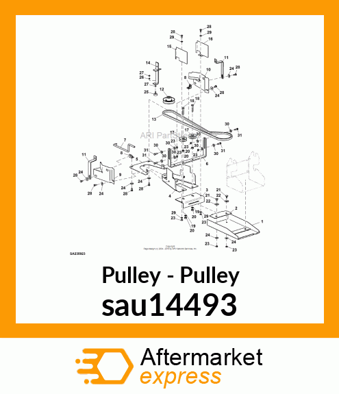 Pulley sau14493