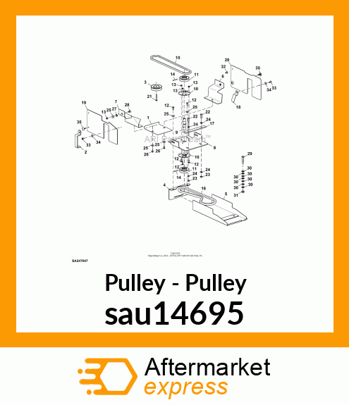 Pulley sau14695