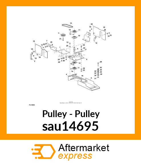 Pulley sau14695