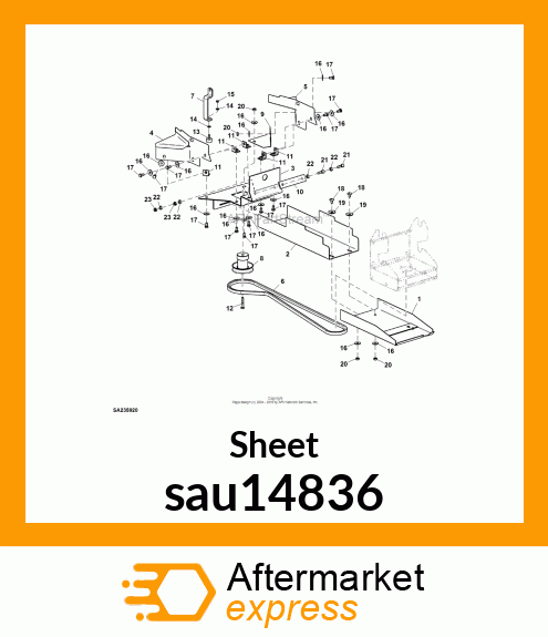 Sheet sau14836