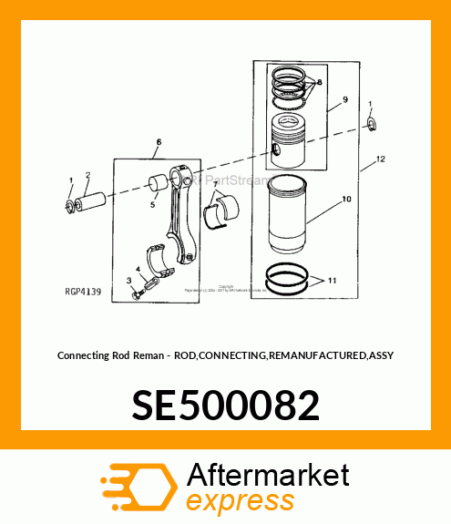 Connecting Rod Reman SE500082