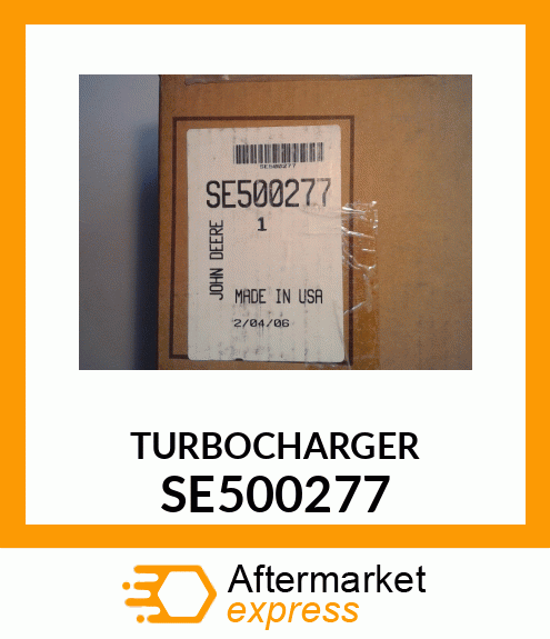 TURBO,REMANUFACTURED SE500277