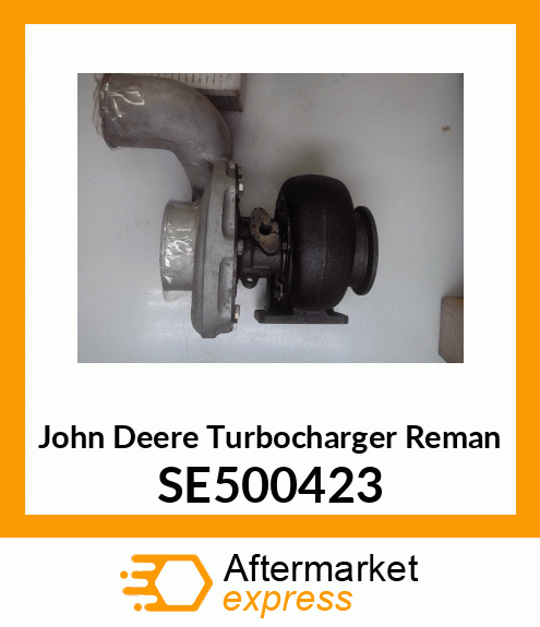 TURBOCHARGER,REMAN (REPL RE61716) SE500423