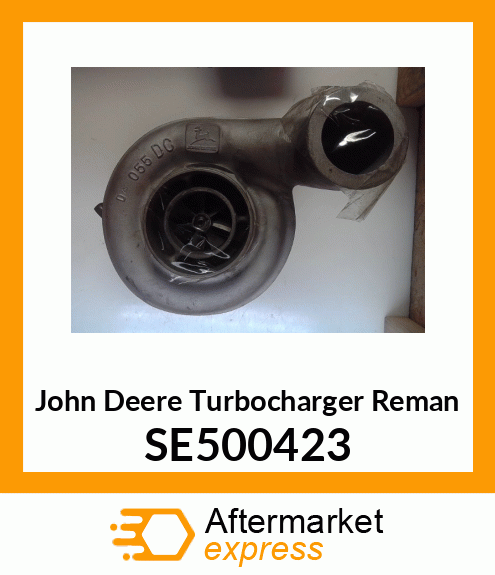 TURBOCHARGER,REMAN (REPL RE61716) SE500423