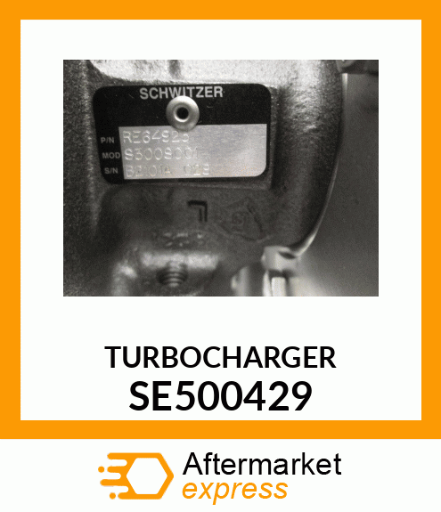 TURBOCHARGER,REMAN (REPL RE64932) SE500429