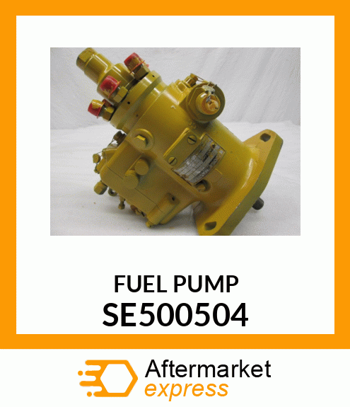 Fuel Injection Pump Reman - PUMP,REMAN FUEL INJ (STANADYNE) SE500504