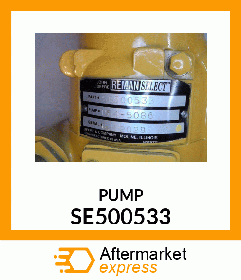 PUMP,REMAN FUEL INJ (STANADYNE) SE500533