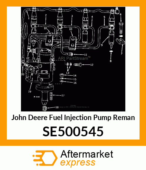 Fuel Injection Pump Reman SE500545