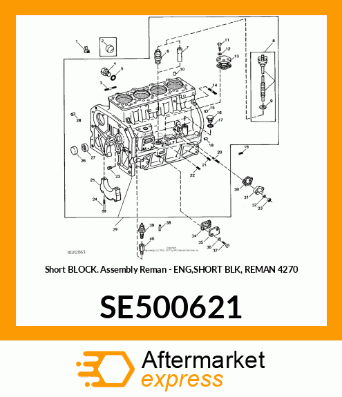 Short Block Assembly Reman SE500621