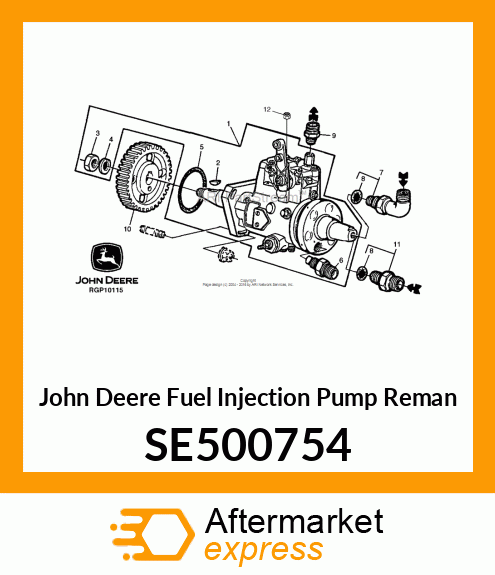 PUMP, FUEL INJ, REMAN SE500754