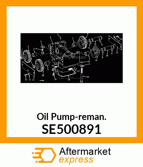 PUMP, ENGINE OIL ASSEMBLY SE500891