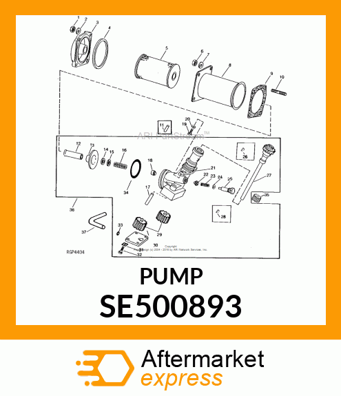 Oil Pump Reman SE500893