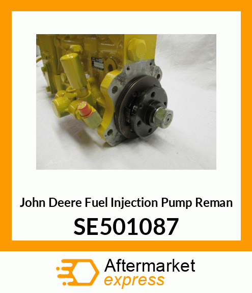 PUMP,REMANUFACTURED FUEL INJECTION SE501087