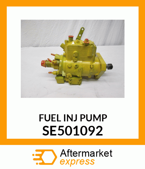 PUMP,REMANUFACTURED FUEL INJECTION SE501092