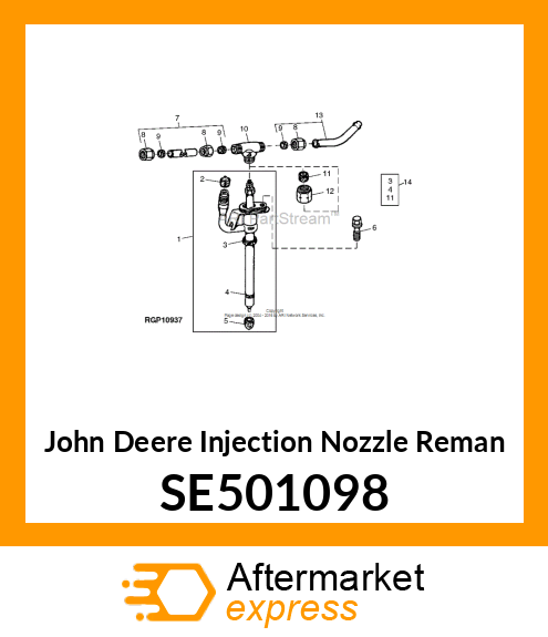 NOZZLE,REMANUFACTURED,PENCIL,SINGLE SE501098