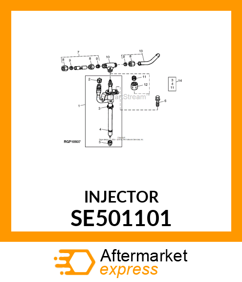 NOZZLE,REMANUFACTURED,PENCIL,SINGLE SE501101