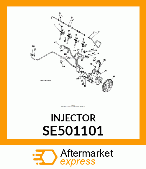 NOZZLE,REMANUFACTURED,PENCIL,SINGLE SE501101