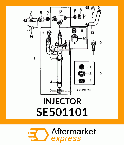 NOZZLE,REMANUFACTURED,PENCIL,SINGLE SE501101