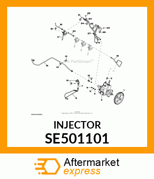 NOZZLE,REMANUFACTURED,PENCIL,SINGLE SE501101