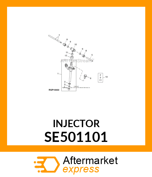 NOZZLE,REMANUFACTURED,PENCIL,SINGLE SE501101