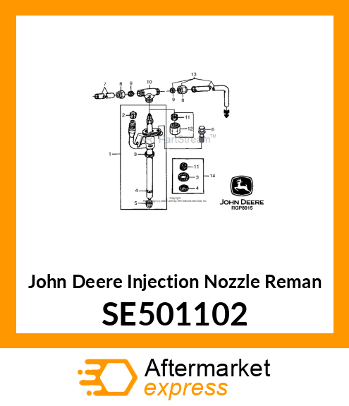 NOZZLE, REMANUFACTURED, PENCIL, SINGLE SE501102