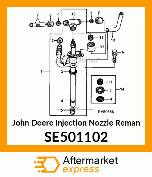 NOZZLE, REMANUFACTURED, PENCIL, SINGLE SE501102