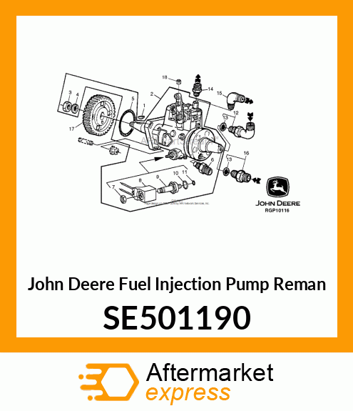 PUMP, REMAN FUEL INJECTION SE501190