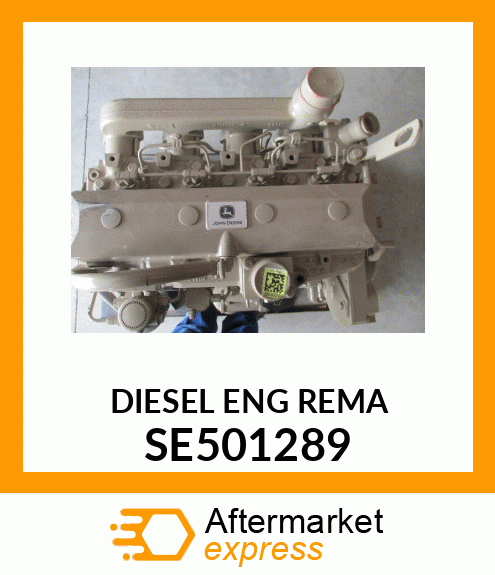 ENGINE,COMPLETE RUNNING REMANUFACTU SE501289